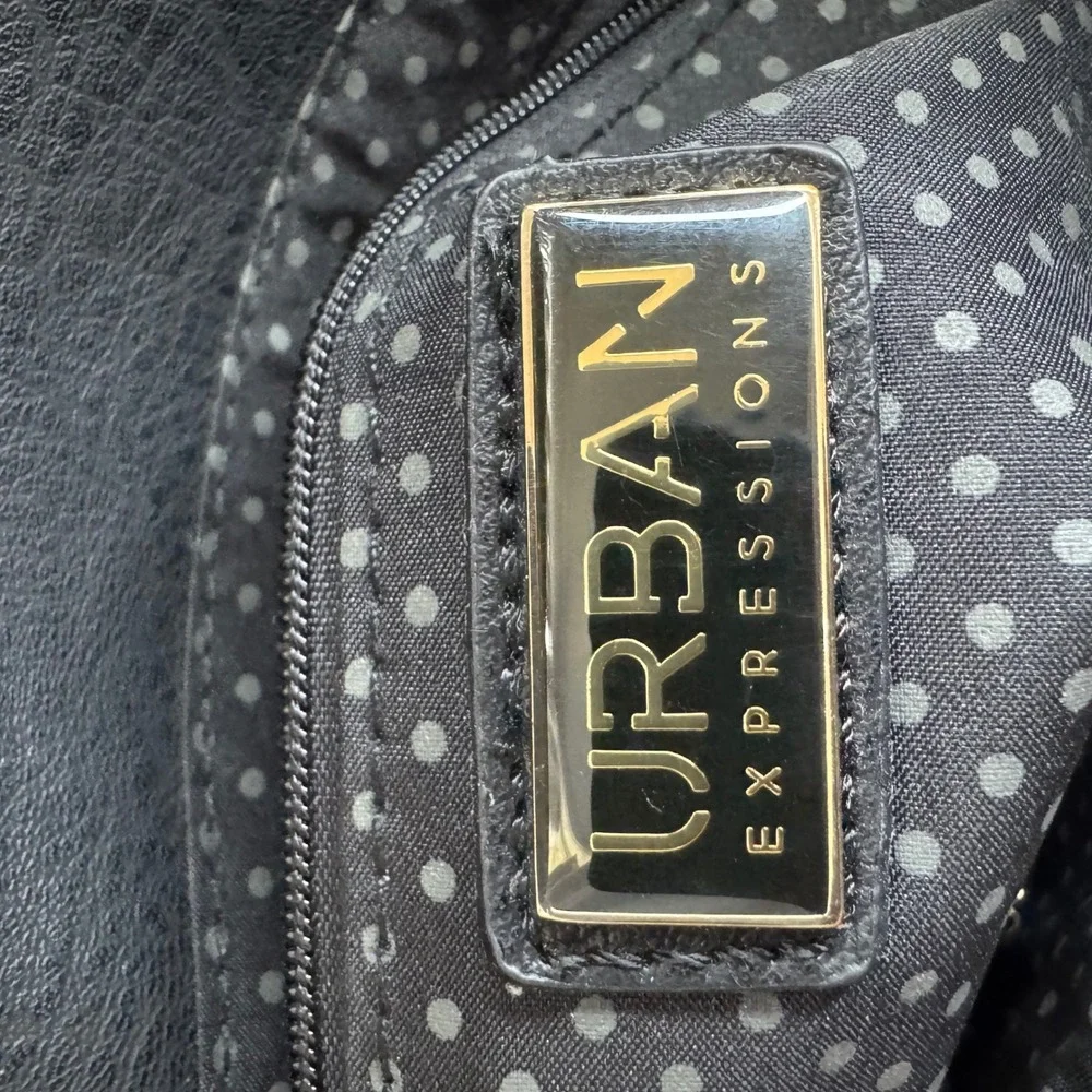 NWOT Urban Expressions Studded Vegan Leather‎ Clutch Evening Bag Party